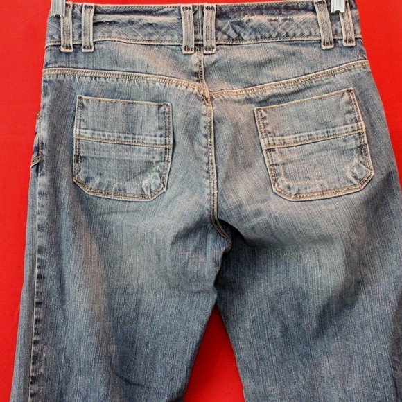 Banana Republic Women's Size 0S Small Jeans Contoured Boot Cut 32" Inseam - Picture 2 of 12